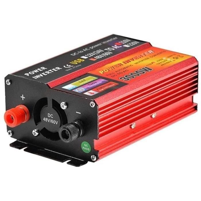 Onduleur Solaire BangGear 6000W – DC 12V/24V Vers AC 220V – Puissance Crête
