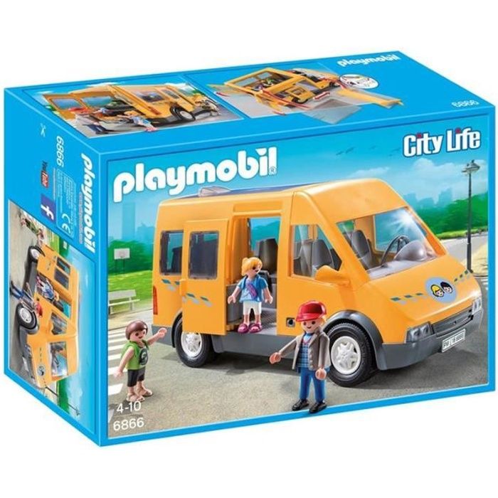 PLAYMOBIL - City Life - Bus Scolaire - Mixte - 7 passagers - 27 x