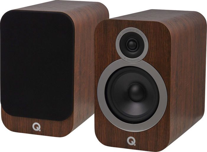 Enceinte bibliothèque - Q Acoustics - 3030i - Noyer - Filaire - 2 haut-parleurs