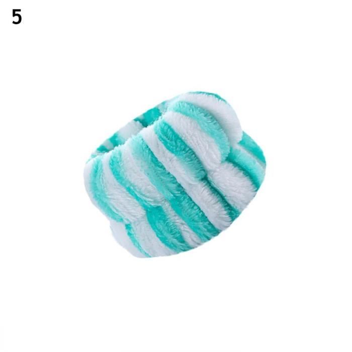 Bracelets Lavage Visage Lot De 8 | Flanelle Absorbante | Spa, Yoga, Sport | Femmes