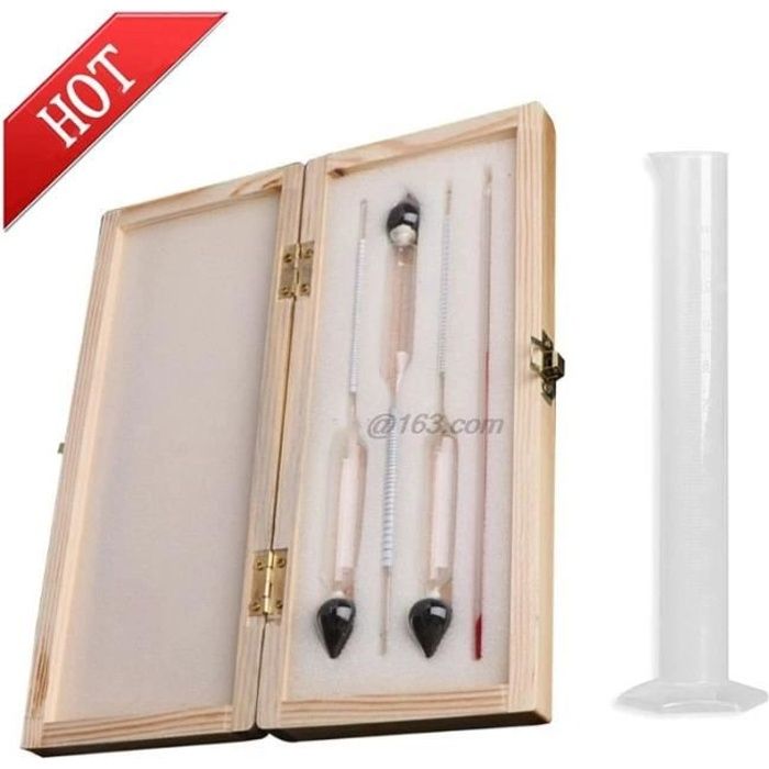 Tube à Essai Hydromètre 100ml Plastique - Pour Mesure Densité Bière, Vin, Hydromel - Homebrew