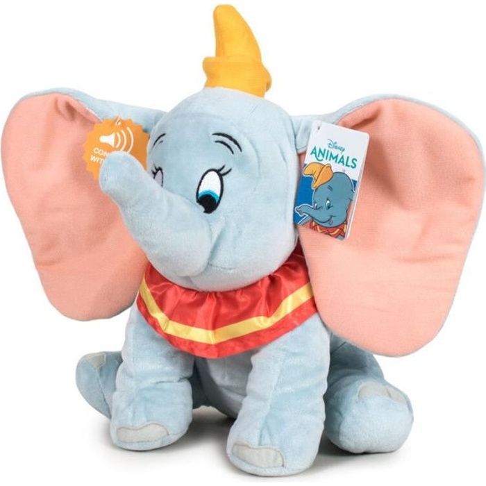 Enfant Peluche Geante Dumbo L Elephant Gris 72 cm Grande Peluche Licence XXL 