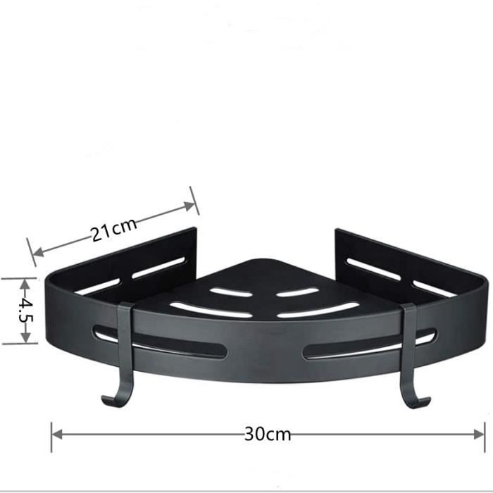 Étagère dangle de Douche en Acier inoxydable Sans Perçage Pour Rangement Salle de Bains