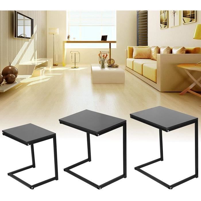Tables Basses Gigognes 3pcs,Tables gigognes,Tables Basses Industriel