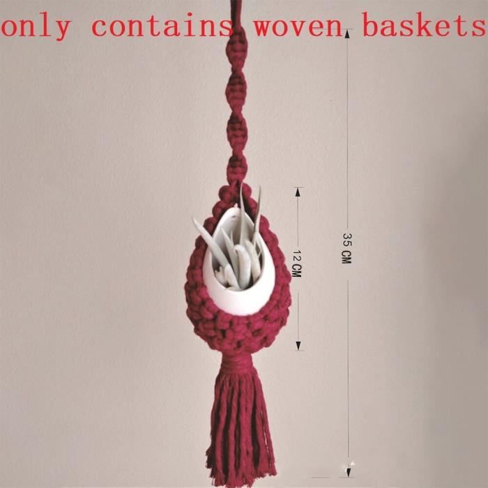 DELORIGIN Corde à Tirer Pour Cloche 3 Couleur Pendentif
