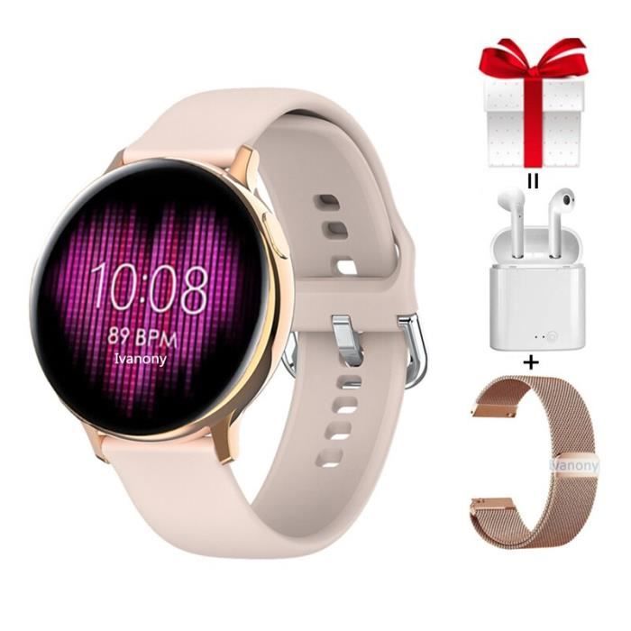 Montre connect e Montre intelligente 2020 femme Smartwatch IP68 r sistant l eau Whatsapp Notifications ECG PPG tension Type 14
