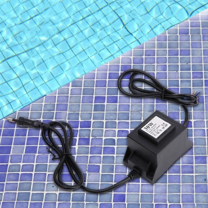 Transformateur de sortie Noir 30W Pour piscine LED sousmarine — free download