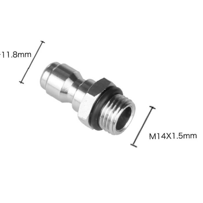 Adaptateur Lance à Mousse à Neige Pour Nettoyeur Haute Pression - Filetage Mâle 1/4" Laiton