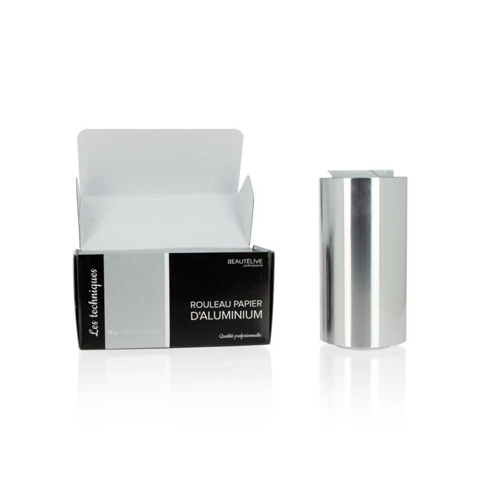 Materiel De Coiffure Papier Aluminium Meches 15 Microns 12cmx100m Beautelive Cdiscount Au Quotidien