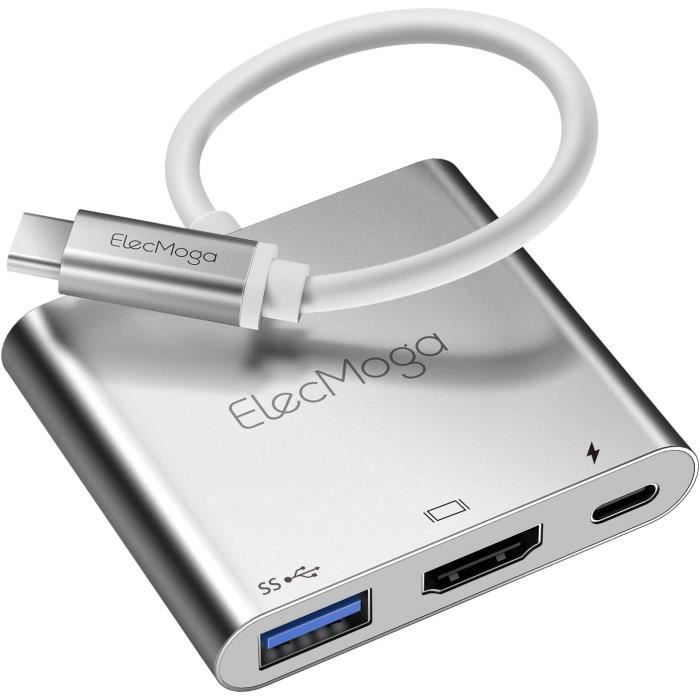 ADAPTATEUR HP Pavilion USB-C™ vers HDMI - 2PC54AA HP Pas Cher