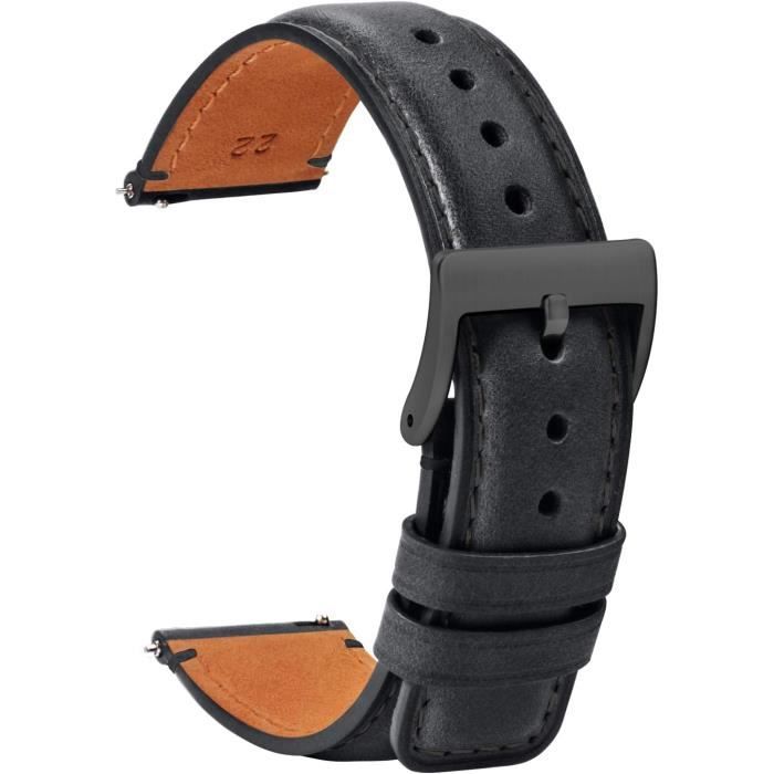 Bracelet Nylon PaceBid 20mm Magnétique - Compatible Garmin, Samsung, Huawei, Amazfit