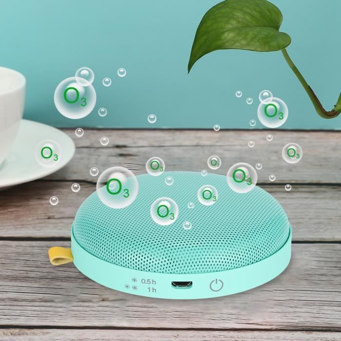 Purificateur D'Air à Ozone Portable - 4 Modes - Élimine Odeurs, Formaldéhyde Et Allergènes - Pour Maison Et Bureau