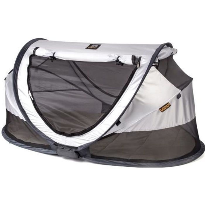 Deryan Lit D Enfant De Voyage Avec Moustiquaire Luxe Argente Cdiscount Puericulture Eveil Bebe