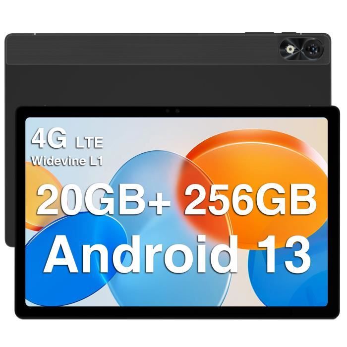 Tablette Tactile DOOGEE T10 Plus 10 pouces Écran 2K 20Go+256Go + 1TB TF(pas  includ)8250mAh Android 13,face unlock,TÜV SÜD - Noir - Cdiscount  Informatique