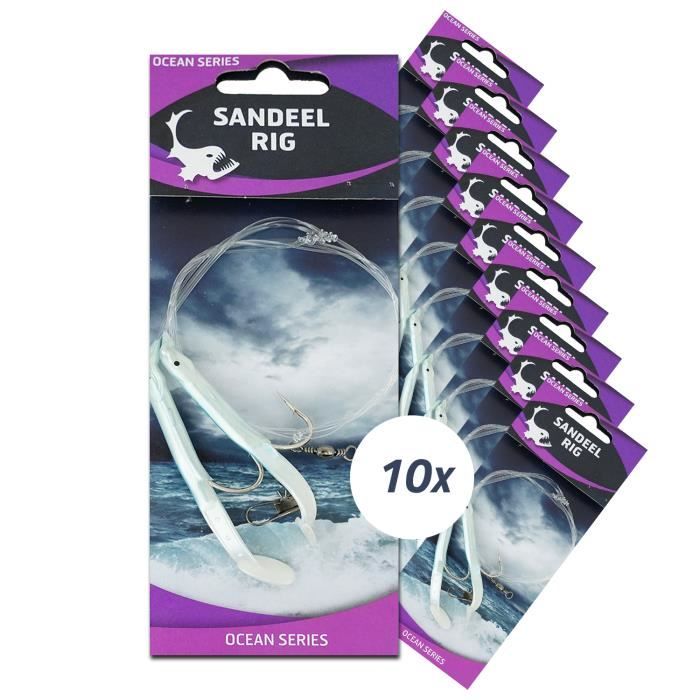 Jenzi Lot De 2 Hameçons Avec Oeil De Jenzi Env. 17 Cm 6/0 Crochets