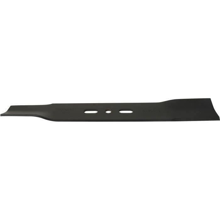 Lame universelle droite soufflante pour tondeuse - L: 380mm, alésage: 10mm, entraxe: 55/98mm