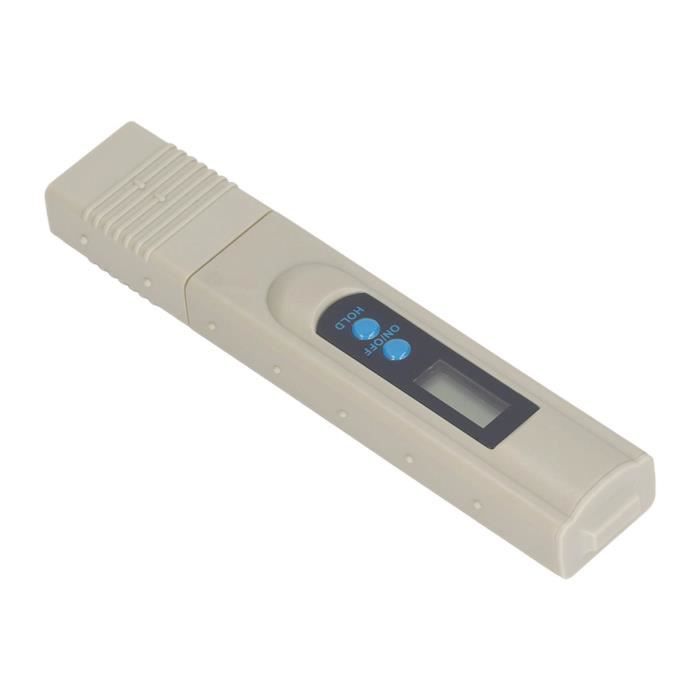 Compteur TDS – Testeur Qualité Eau – Plage 0-9990 Ppm – Écran LCD Rétroéclairé – Pour Piscine, Aquarium, Maison
