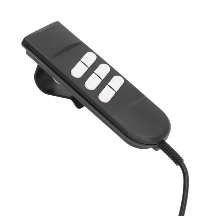 Télécommande Fauteuil Élévateur 8 Broches - 2 Boutons Haut/Bas - Remplacement Universel - Câble Enrouleur