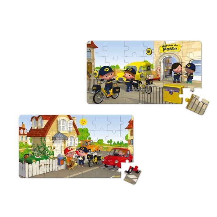 JANOD Lot de 2 Puzzles Lovely Le v lo de Matteo Cdiscount