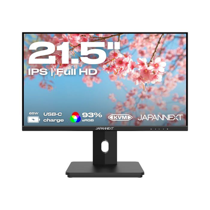 Ecran PC JAPANNEXT 21.5 IPS Full HD 1920x1080 JN I215FLFHSP C65W - vue 3