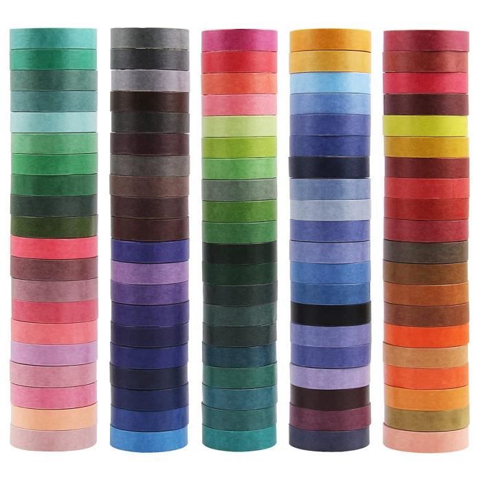 Ruban Adhésif Washi De Noël, Lot De 6 Rouleaux, Ruban