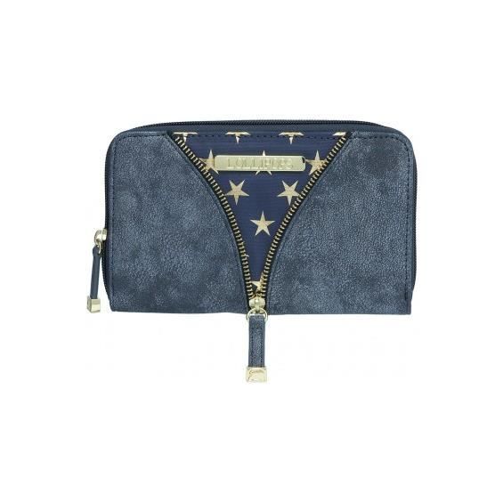 Portefeuille Femme LOLLIPOPS TAZ CASH Bleu Imprime etoiles Rangements pour cartes monnaies et billets Bleu Bleu Cdiscount Bagagerie Maroquinerie