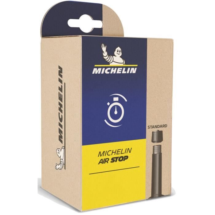 Lot de 10 Chambre à air Michelin CAA Air Stop - Bleu - Vélo loisir - Universel - 48 mm