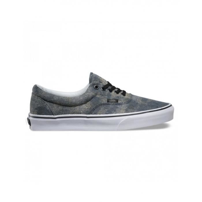 Chaussures Vans U Era Acid Denim Navy Black Homme Gris