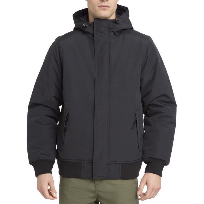 Blouson Deperlant Kodiak Noir Pour Homme Noir Cdiscount Pret A Porter