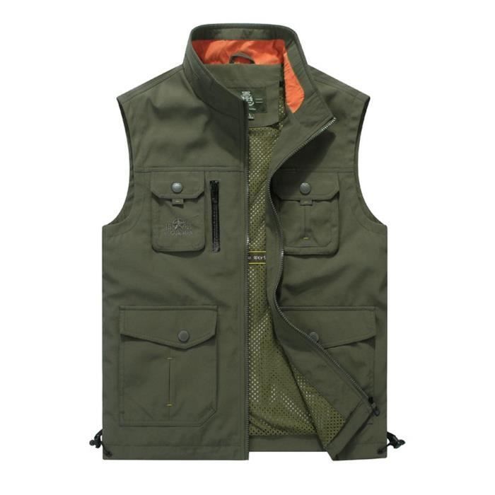 Gilet Sans Manches Pour Homme Style épaule Cheval - Cardigan Décontracté Pour Printemps, Automne, Hiver