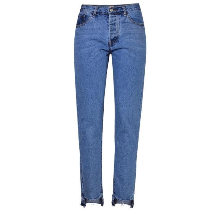 Jean coupe droite large femme clearance