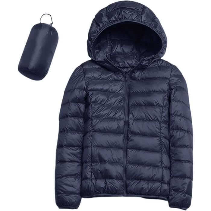Femme Doudoune L g re Femme Hiver Veste Doudoune Capuche Pliable