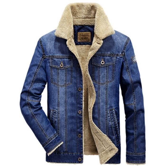 Parka en online jean homme
