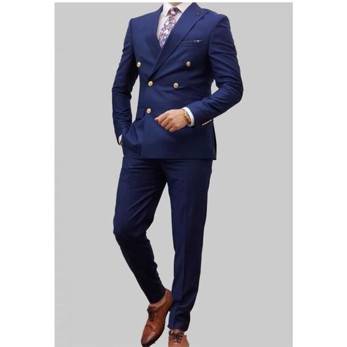 Costume homme croisé cintré shop