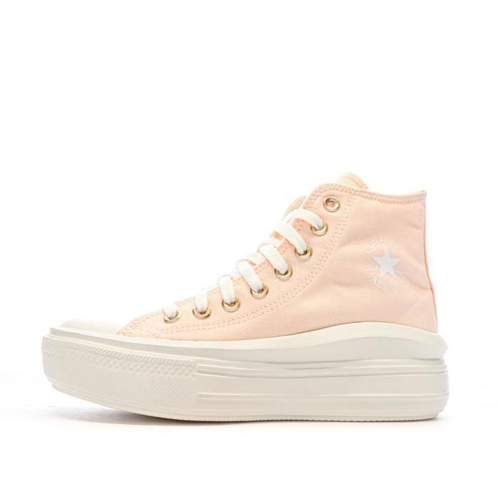 Converse Baskets - CONVERSE - CHUCK TAYLOR MOVE HI - Couleur Orange - Textile - Mixte