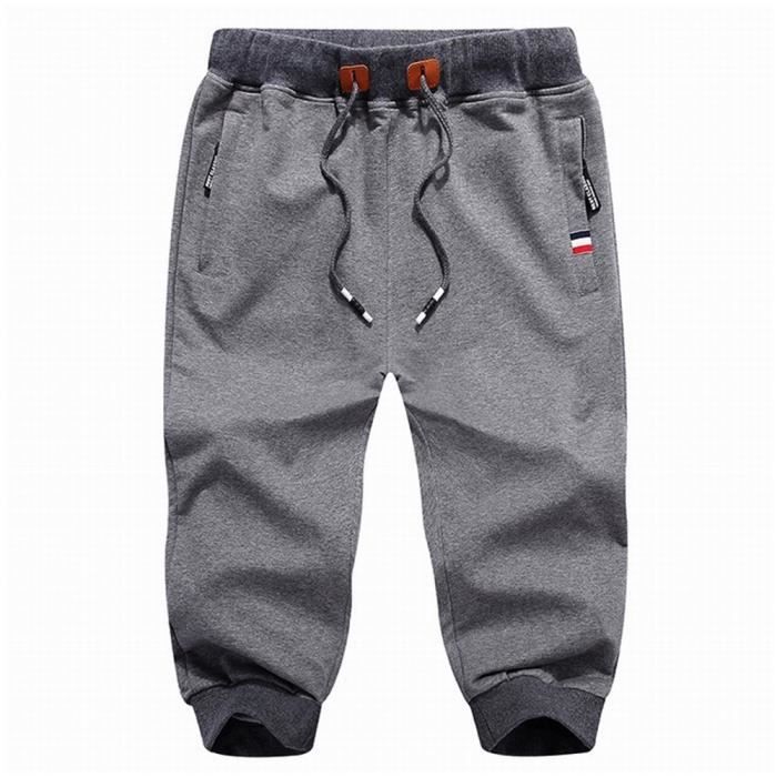 Pantacourt Homme sport Short Hommes uni Shorts Homme Beach Grande VeTements Masculin Gris fonce FBC130B21