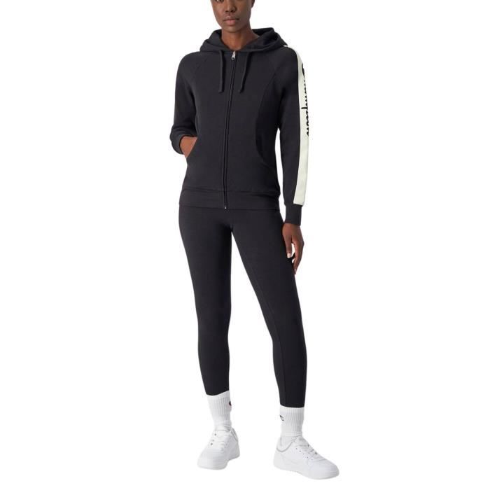 Champion Survêtement pour Femme Sweatsuit Noir 115739-KK001