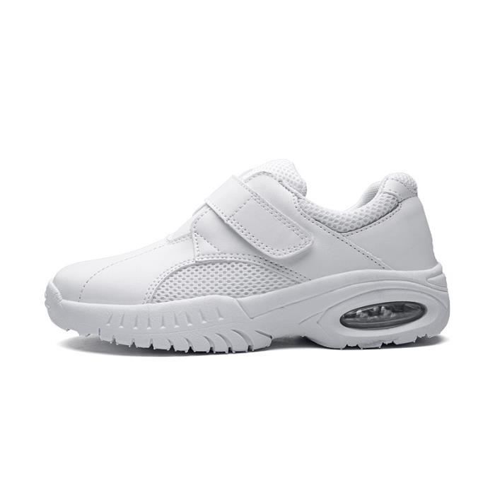 Chaussures Décontractées Pinet Pour Homme - Cuir Blanc - Taille UK 7.5 - Occasion En Excellent état