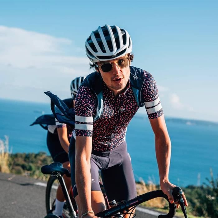 Maillot de cyclisme Maillot de cyclisme de l equipe Cafe Du Cycliste pour hommes chemise a manches courtes pour velo jersey6 B48 Cdiscount Sport