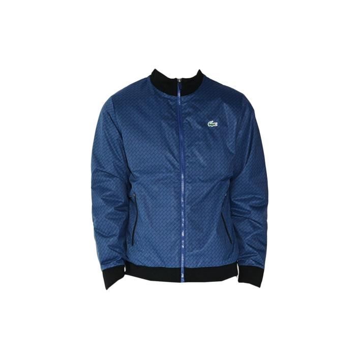 Veste lacoste discount bleu noir