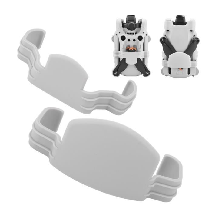 Support D'hélice Pour Drone Mavic Mini 1/2 - En Caoutchouc Thermoplastique, Fixation Facile, Protection Des Pales - Accessoire De Rangement Gris