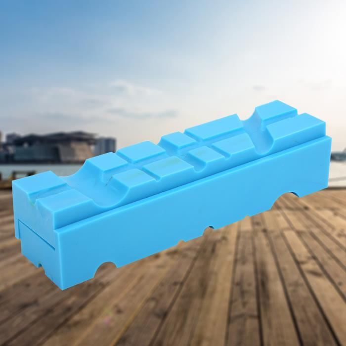 Protège-mâchoires Magnétiques Pour étau - Caoutchouc Souple Orange (12,7 Cm