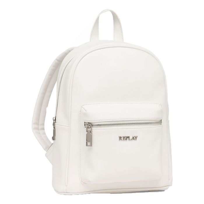 REPLAY Sac à dos blanc pour femme - Backpack Optical White 249138