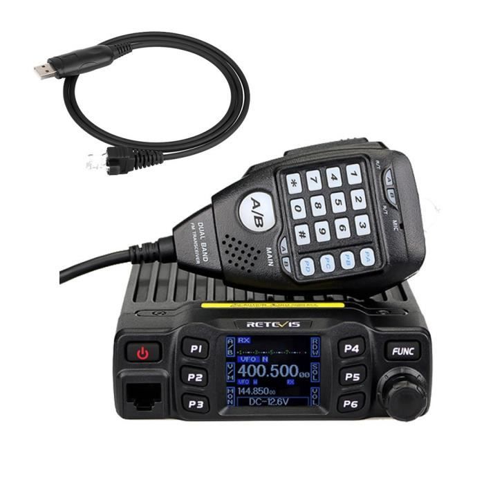 Retevis - 10 talkie walkie professionnel 16 Canaux avec Oreillette et base  de chargement noir - Talkies Walkies - Rue du Commerce