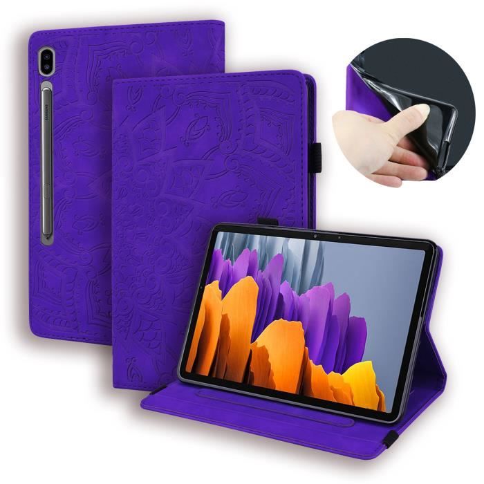 Housse Clavier Pour Lenovo M10 Plus 3e Gén - Protection étui Cuir PU - Clavier Détachable - Couleurs Variées - Réveil Automatique - 1