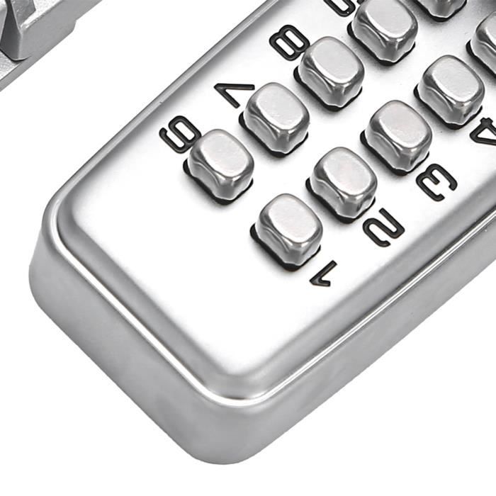 Serrure à Code Mécanique - SALALIS - Étanche - Alliage de Zinc - Résistante à la Rouille - Sans Pile