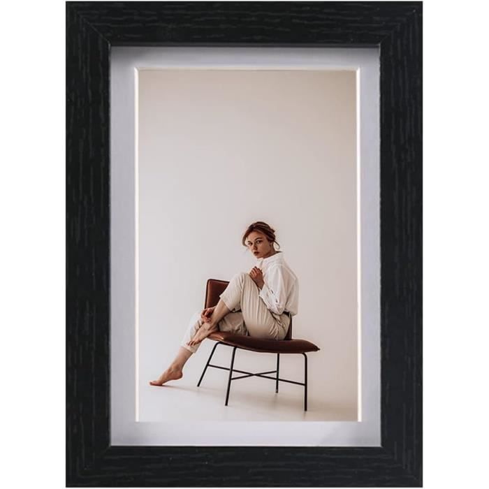 Cadre Photo A4 - 21x29,7 cm - Or Brillant - MDF - Mura