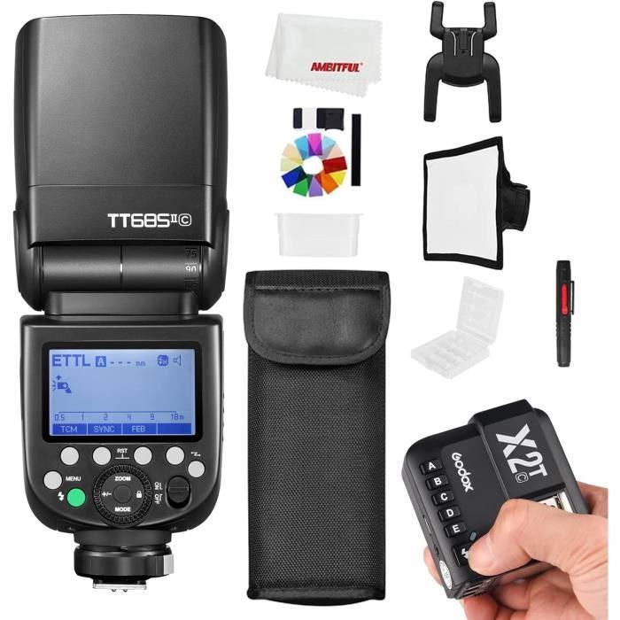 Flash Godox IT30Pro-S Pour Sony – TTL, Synchro Haute Vitesse 1/8000s, écran Tactile, Sans Fil 2.4 GHz