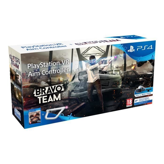 Jeu Vidéo - Sony Interactive Entertainment - Bravo Team - PS4 - Bundle - Compatible Ps Vr
