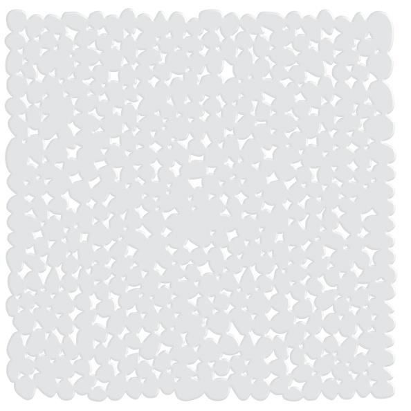 Spirella Tapis Fond De Baignoire Alaska – Antidérapant Mousse PVC 91×36 Cm Beige Bahamas, Ventouses + Drainage